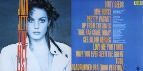 Album Art for JOAN JETT - The Hit List > original 1990 LP by Joan Jett