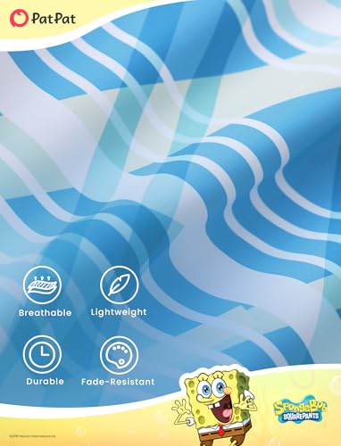 Image of SPONGEBOB SQUAREPANTS Family Matching Swimwear Set, UPF 50+ Quick-Dry Beachwear for Girls,Boys,Women & Men, Multicolor