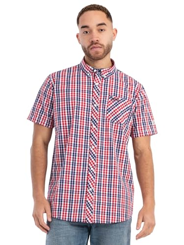 T-shirt noir Lonsdale London homme Langsett à manches courtes coupe regular