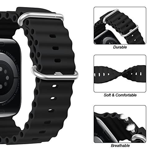 Image of ONFNZ 10 Pack Sport Bands Compatible With Apple Watch Ultra Band for Women Men, Trail Loop+ Ocean Loop+ Alpine Loop Adjustment Replacement Straps for IWatch Ultra Band 49mm