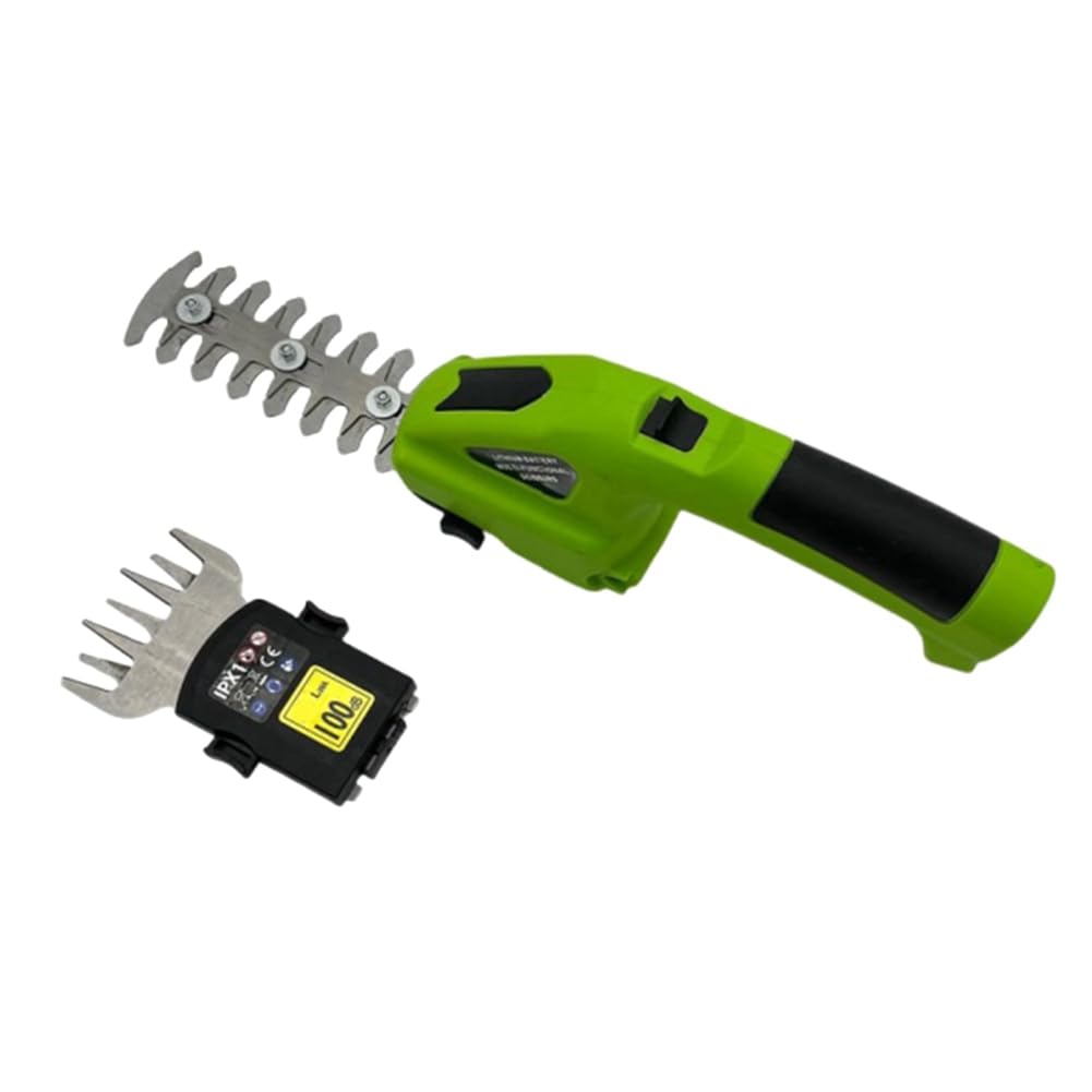 Littimoon 2-in-1 Cordless Electric Hedge Trimmer Cordless Grass Shear Garden Pruning Shears Lawn Hedge Cordless Fence Scissors