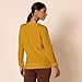 Amazon Essentials Damen Sweatshirt aus French-Terry-Fleece mit Rundhalsausschnitt (Erhältlich in Übergröße), Senfgelb, M