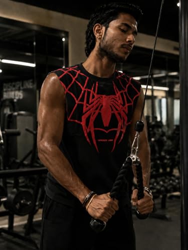 Image of Men's Sleeveless Tank Top for Daily & Gym Use | Round Neck Athletic T-Shirt | Breathable Sports Vest for Workout Running Training Fitness & Casual Wear