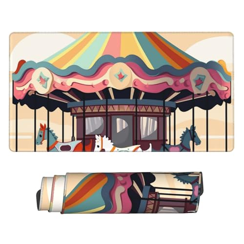 Grand tapis de souris de jeu et tapis d'écriture de bureau 40,6 x 74,9 cm