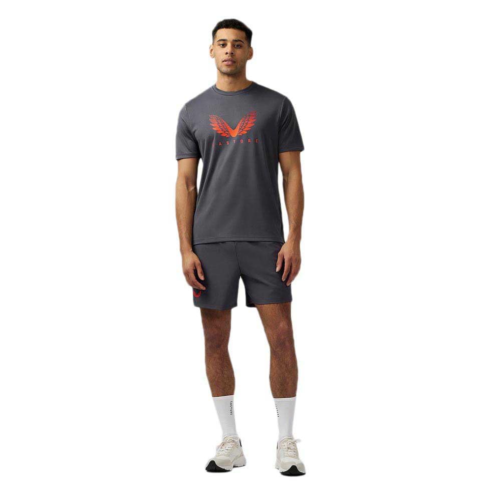 Castore Grey Adapt Graphic Short Sleeve T-Shirt M