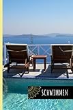 Schwimmen Notizbuch: Personalisierte Schwimmen Hunde Notizbuch | 110 Seiten | 6 x 9 Zoll | Notizbuchgeschenk für Hundeliebhaber | Schwimmen Notizbuch