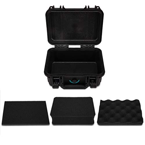 Navaris Maleta rígida para cámara y Equipo de fotografía - Maletín Resistente al Agua para Exteriores - con Espuma Personalizable y estanca - imagen 6