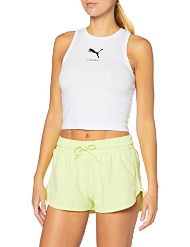 PUMA Summer 2` Shorts Pantalones Cortos, Mujer, Sunny Lime, M