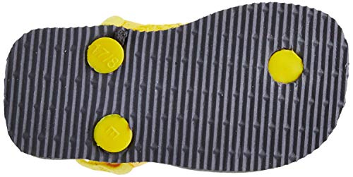 Chinelo Herois, Havaianas, Bebê Unissex, Cinza Aço, 19/20