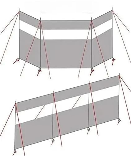 PADGCNOR Parabrisas para Playa Toldo for Acampar al Aire Libre, toldo Impermeable, Hamaca, Pantalla Cortavientos for jardín, Parrillas de carbón, barbacoas, picnics