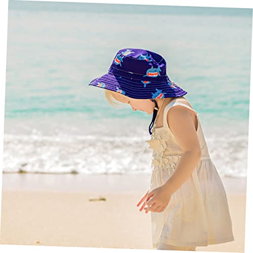 Sombrero de protección solar transpirable para niños con estampados cómodos de verano 2