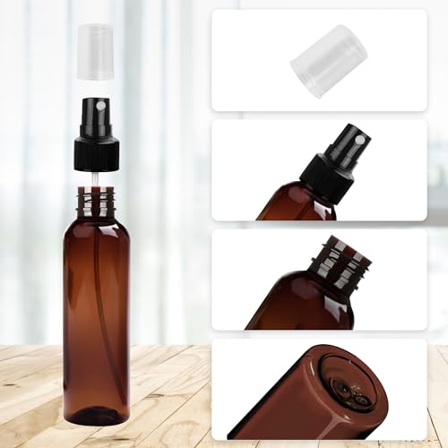 Pack de 36 Botellas de Spray Plásticas Ámbar 4 oz miniatura 5
