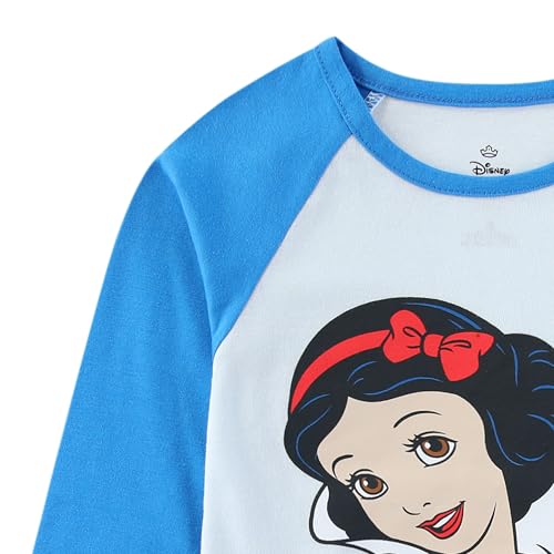 Image of Disney Lilo and Stitch Frozen Minnie Mouse Princess Girls Long Sleeve Shirt and Pants Set for Infant to Big Kids
