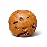 Posh Pollen Marina Del Ray Round Teak Root Side Table, Grade-A Solid Wood, Handcrafted Accent Table for Indoor or Outdoor Use, Natural Finish, Fully Assembled