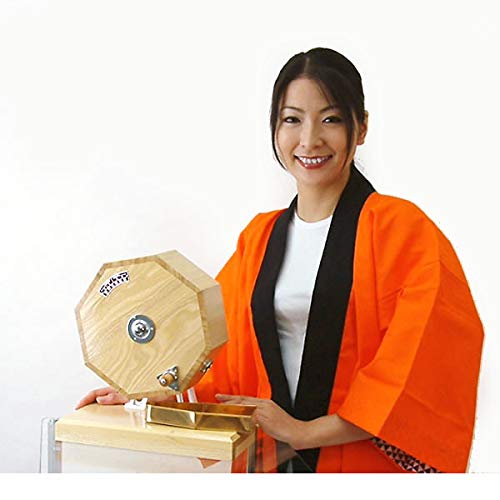 Amazon.co.jp: 高級 木製ガラポン福引抽選器 500球用 SHINKO製 国産