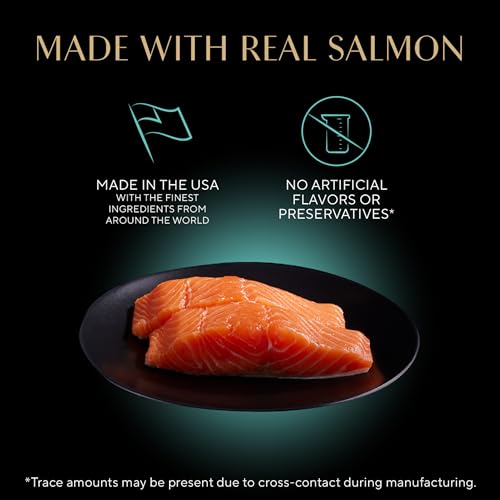 Image of Sheba Perfect Portions Kitten Wet Food, Pate Cat Food Wet Entree, Salmon Recipe, 2.6 oz. Twin-Pack Trays (24 Count, 48 Servings)