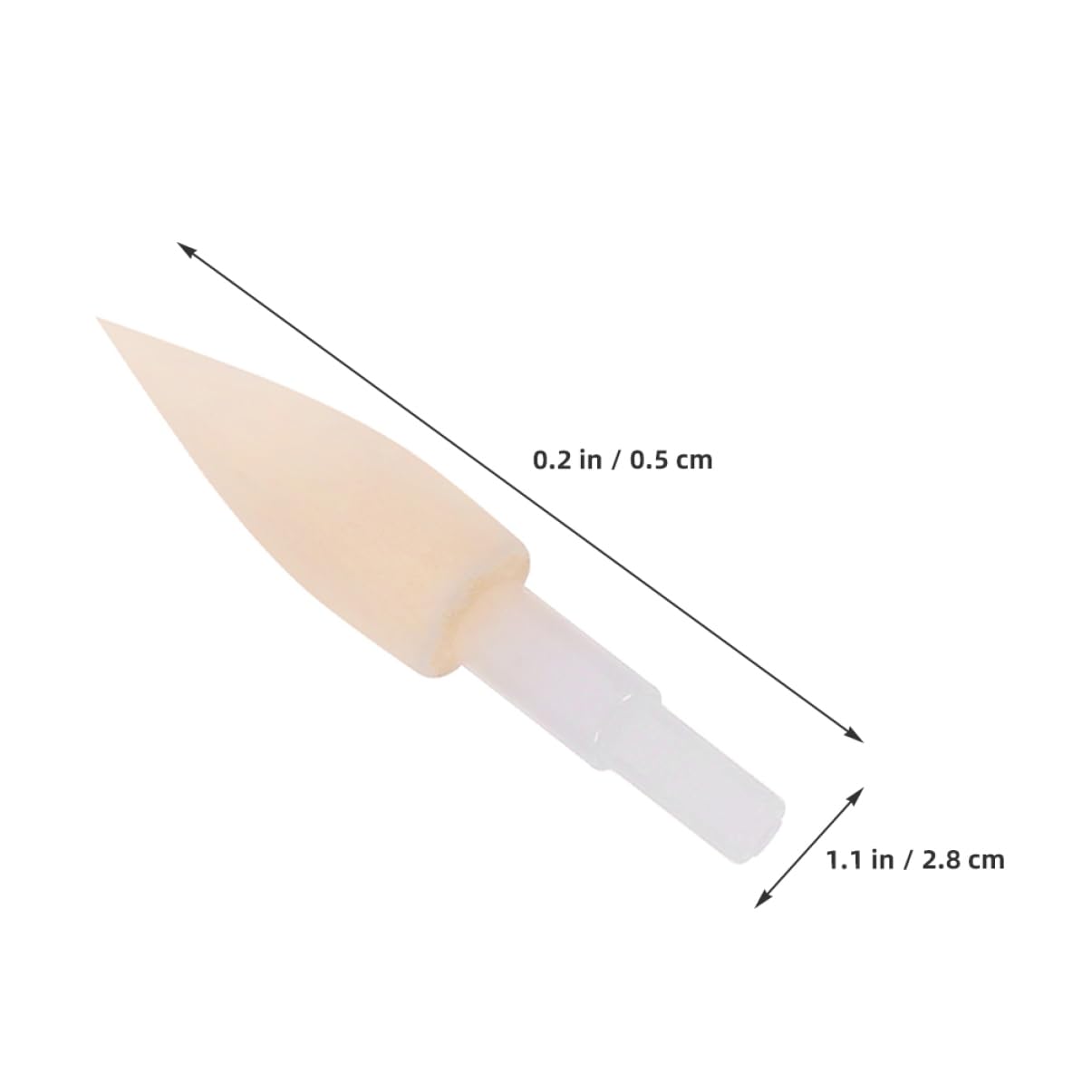 Gadpiparty Calligraphy Brush Pens Refill 30pcs Sponge Pen Tips Replacement Ink for Writing