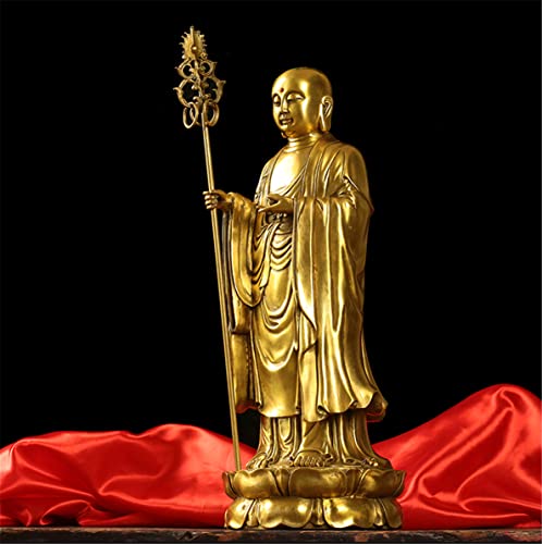Estatua de Ksitigarbha Bodhisattva de Cobre miniatura 2