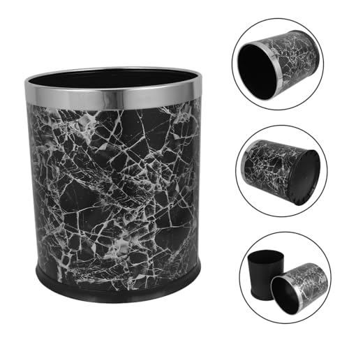 Caneca de basura rectangular 10L color negro miniatura 6