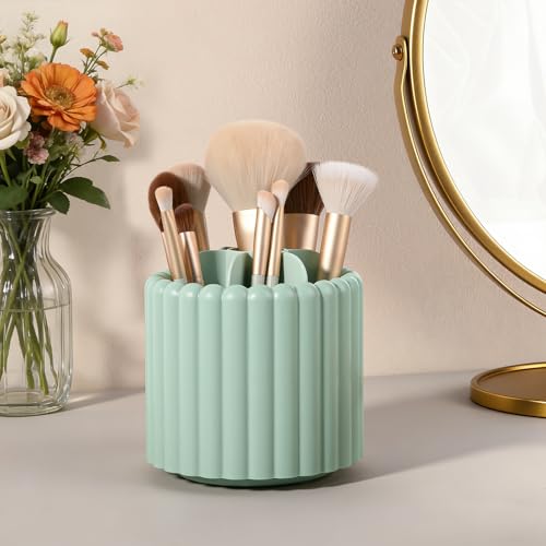 Image of 360 Rotating Pen Holder for Desk Removable Pencil Organizer, Green