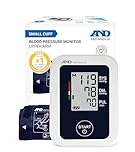 A&D Medical Blood Pressure Monitor for Home Use – UA-651CNSAC – Petite Upper Arm BP Machine – Small Cuff (6.3–9.4” / 16-24 cm) – Easy to Use, One Click Operation, Adults, AC Adapter