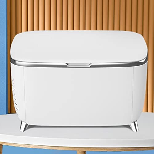 ZOUTACHENG Beauty Mini Refrigerator, Skin Care Product Refrigerator, Cosmetics Mini Refrigerator, Small Intelligent Temperature Control 6L, Applicable to Delicate Girls,White (White)