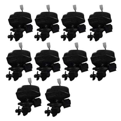 Plawee 10 de Café con Motor de, Mezclador de Bebidas con Clip de Acero Inoxidable, Motor de en Miniatura Novedoso