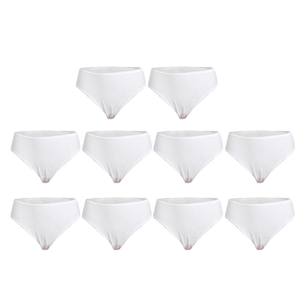 nivaa 10x Women Cotton Disposable Panties for Travel Postpartum Underwear 2XL-picture-2