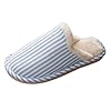 Womens-Fuzzy-Silppers-Striped-Fuzzy-Fluffy-Slippers-Slip-on-Plush-Soft-Warm-Slipper-Non-Slip-Indoor-House-Shoes Womens Fuzzy Silppers Striped Fuzzy Fluffy Slippers Slip-on Plush Soft Warm Slipper Non-Slip Indoor House Shoes