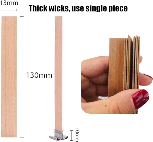 280 mechas de madera 1 mm para hacer velas kit miniatura 3