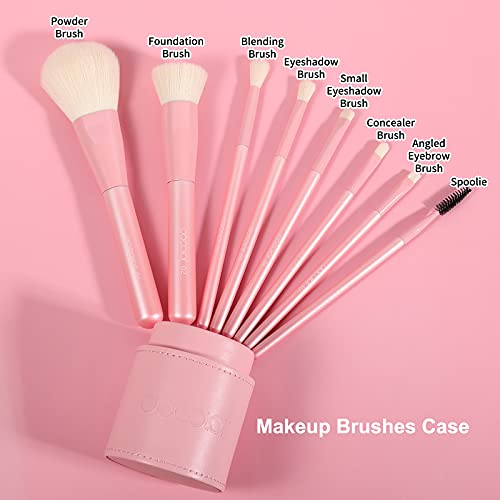 image for Makeup Brushes Set Docolor Pink Makeup Brushes Professional Foundation