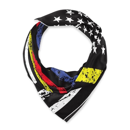 Yuiboo Square Silk Head Hair Scarf Scarves And Wraps Fashion Evening for Christmas scarf bufandas para mujer2