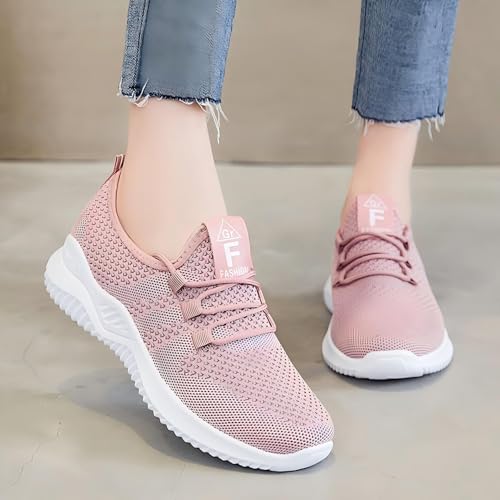 Women’s Slip-On Walking Sneakers – Lightweight Mesh Shoes with Arch Support, Non-Slip Sole, Ideal for Work, Travel, and Daily Comfort4