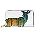 Produktbild JHGFG Mode Handtasche Reißverschluss Brieftasche Silhouette Deer Inside Pine Forest Fliegende Telefonkupplung Geldbörse Abendkupplung Blockieren Leder Brieftasche Multi Card Organi