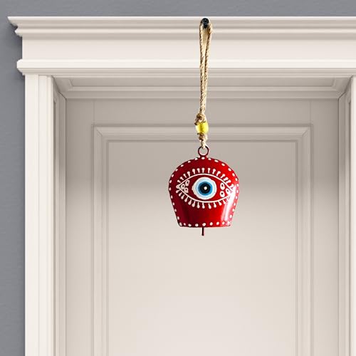 Image of JASMEY HOMES Designer Evil Eye Bell - Red