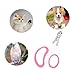 Anphly Stainless Steel pet Nail Clippers in Rose red, 1 Piece per Sale