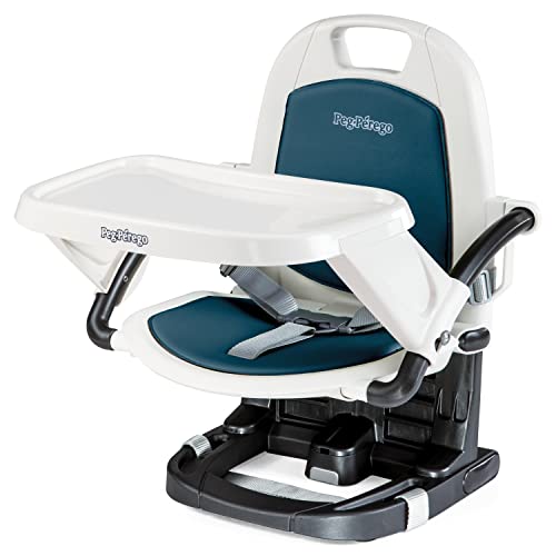 Image of Peg Perego Rialto - Booster Seat - Suitable for Children 6 Months and Up - Made in Italy - Petrolio (Teal) (IMRIASNA03PL71)