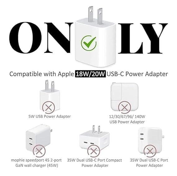 Image of PHONE PALACE 4 in 1 Compatible with Apple iPhone Charger Case Cover | Shockfree Silicon Charger Case Cover for Apple 18-20W 360 Degree Protection Case with Wire Saver (Star Coffee)