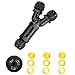 Produktbild SZFUDIGO kabelverbinder wasserdicht 6 poligT-förmige 3-Wege wasserdichte kabelverbinder Geeignet für Kabel mit 4-14mm Durchmesserkabelverbinder wasserdicht 1 Stück (black, M685-Y-3PX26P)