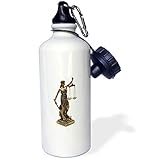 3dRose Attorney at Law-Scales of Justice-Sports Water Bottle, 21oz , 21 oz, Multicolor