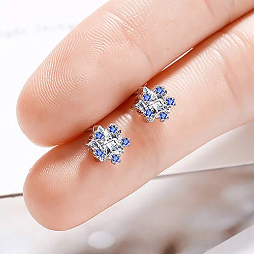 Bijoux de boucles d'oreilles flocon de neige pour illuminer vos soirées - 5
