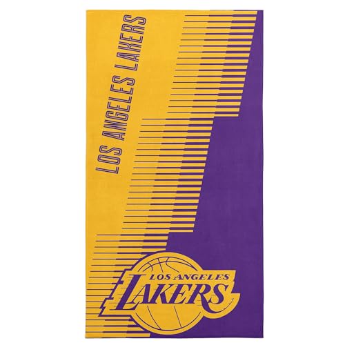 Northwest Los Angeles Lakers NBA Progression Jacquard Beach Towel 36 x 72 Inches