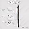 Pentonic GR-T Retractable Gel Pens, 10 Count, Black Ink, 0.7 mm Fine Point, Smooth Writing For Journaling, Note Taking, Office & School (1002363) #2