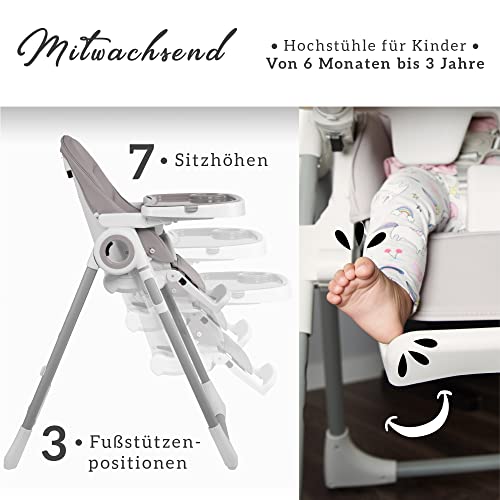 Kinderhochstuhl Sweety Fox mit Liegefunktion für Babys