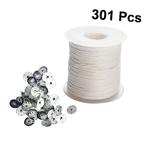 Kit para hacer velas con mechas de algodón trenzado miniatura 6