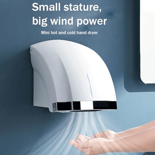 Sèche-mains pour toilettes avec chauffage à température constante C