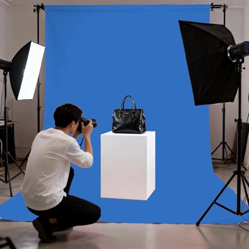 Fondo fotográfico azul real 5x7 ft para fotografía miniatura 4