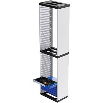 Multifunctional Game Storage Stand for up to 36 PS5 PS4 Slim/Pro Xbox One Slim Switch Games or Blue Rays