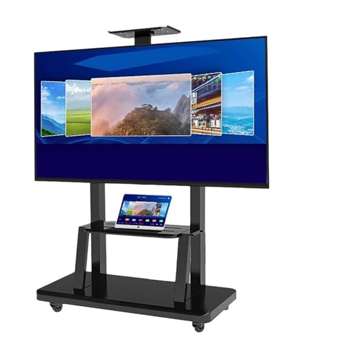 Soporte móvil universal para TV ajustable en altura miniatura 1