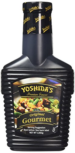 Yoshidas Gourmet Sauce 1360g Bottle, Brown